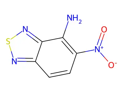 5-Nitro-2,1,3-benzothiadiazol-4-amine structure