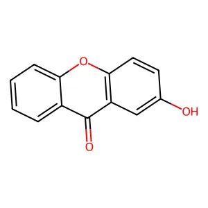 2-Hydroxyxanthone structure