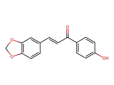 4'-Hydroxy-3,4-methylenedioxy-chalcone structure