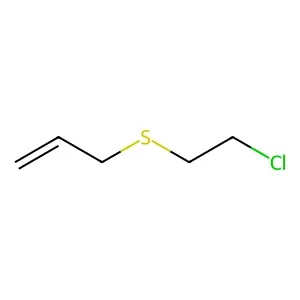 硫醚,烯丙基2-氯乙基 structure