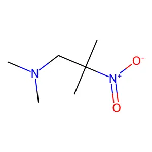 N,N,2-三甲基-2-硝基-1-丙胺 structure