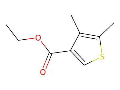 Ethyl 4,5-dimethylthiophene-3-carboxylate structure