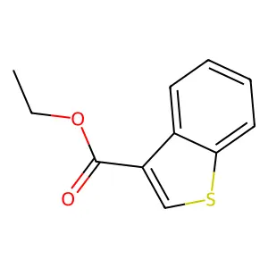 Ethyl 1-benzothiophene-3-carboxylate structure