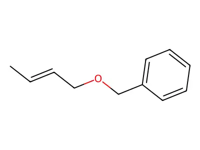 Benzene, [(2-butenyloxy)methyl]- structure