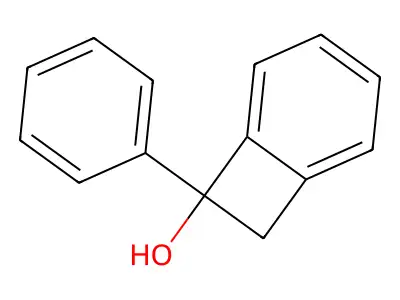 Bicyclo[4.2.0]octa-1,3,5-trien-7-ol, 7-phenyl- structure