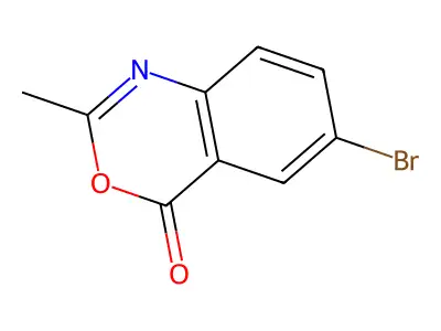 6-Bromo-2-methyl-4H-3,1-benzoxazin-4-one structure