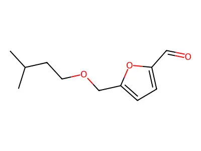 5-(3-Methyl-butoxymethyl)-furan-2-carbaldehyde structure