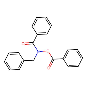 N-(苯甲酰氧基)-N-苄基苯甲酰胺 structure