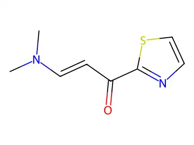 3-(Dimethylamino)-1-(1,3-thiazol-2-yl)-2-propen-1-one structure