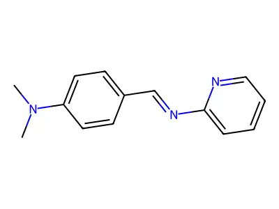2-Pyridinamine, N-[[4-(dimethylamino)phenyl]methylene]- structure
