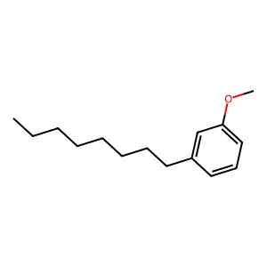 Anisole, m-octyl- structure