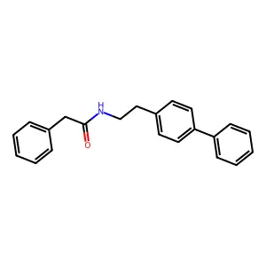 n-[2-(Biphenyl-4-yl)ethyl]-2-phenylacetamide structure