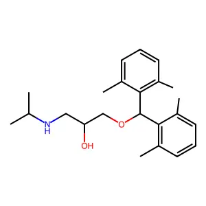希丙洛尔 structure