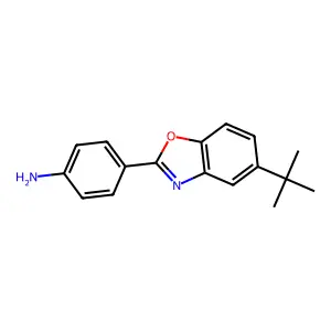 4-(5-Tert-butyl-1,3-benzoxazol-2-yl)aniline structure