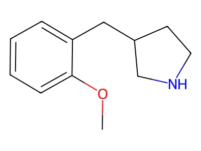 3-(2-Methoxybenzyl)pyrrolidine structure