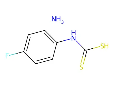(4-Fluorophenyl)carbamodithioic acid structure