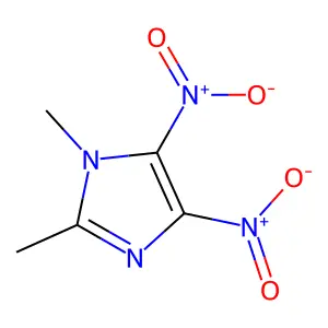1,2-Dimethyl-4,5-dinitroimidazole structure