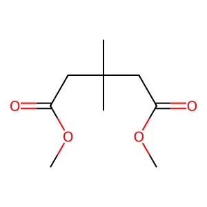 3,3-Dimethyl-pentanedioic acid dimethyl ester structure