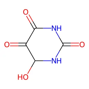 6-Hydroxy-1,3-diazinane-2,4,5-trione structure