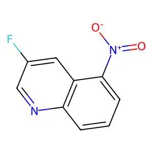 Quinoline, 3-fluoro-5-nitro- structure