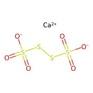 四硫代硫酸钙盐(1:1) structure