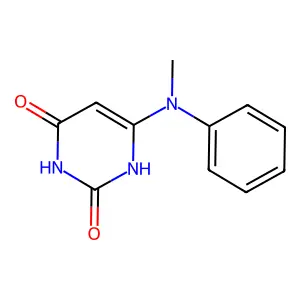 6-(methylanilino)-2,4(1H,3H)-pyrimidinedione structure