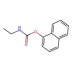 乙基氨基甲酸-1-萘酯 structure