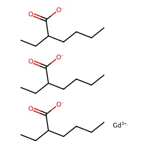 2-乙基己酸钆(3+)盐(3:1) structure