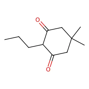 5,5-Dimethyl-2-propylcyclohexane-1,3-dione structure