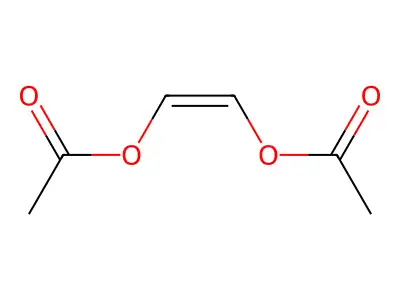 [(Z)-2-acetyloxyethenyl] acetate structure
