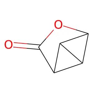 3-Oxatricyclo(3.1.0.02,6)hexan-4-one structure