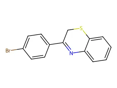 3-(4-bromophenyl)-2H-1,4-benzothiazine structure