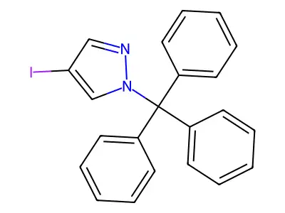 4-Iodo-1-tritylimidazole structure