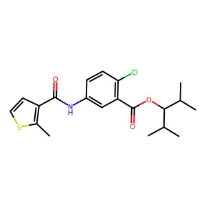 Thiophenecarboxanilide deriv. structure