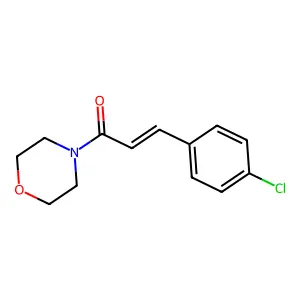 3-(4-Chlorophenyl)-1-morpholin-4-ylprop-2-en-1-one structure