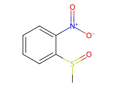 1-(Methylsulfinyl)-2-nitrobenzene structure
