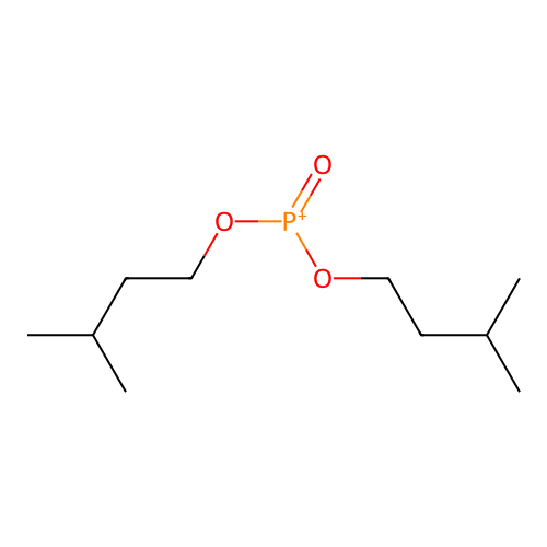 Bis(3-methylbutoxy)-oxophosphanium structure