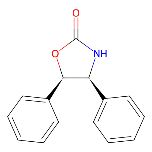 (4S,5R)-(-)-cis-4,5-Diphenyl-2-oxazolidinone structure
