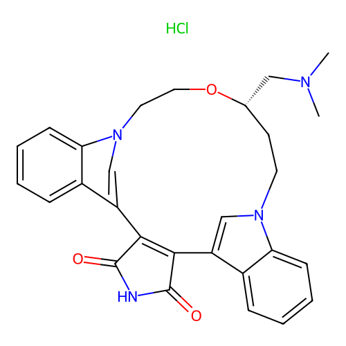 Ruboxistaurin hydrochloride structure