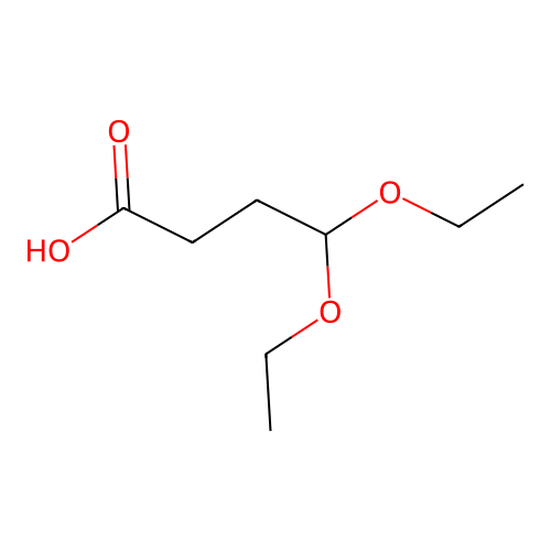 4,4-Diethoxybutanoic acid structure