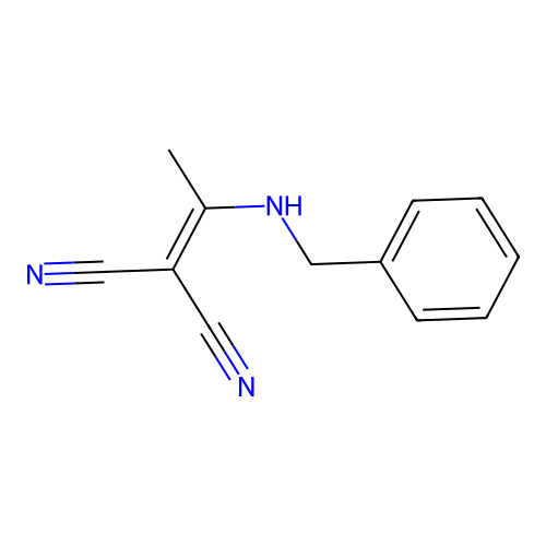 2-[1-(Benzylamino)ethylidene]propanedinitrile structure