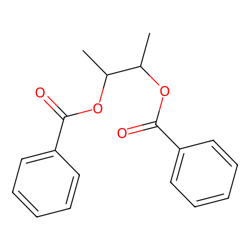 3-Benzoyloxybutan-2-yl benzoate structure