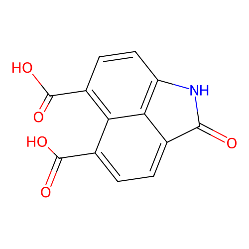 2-Oxo-1,2-dihydro-benzo[cd]indole-5,6-dicarboxylic acid structure