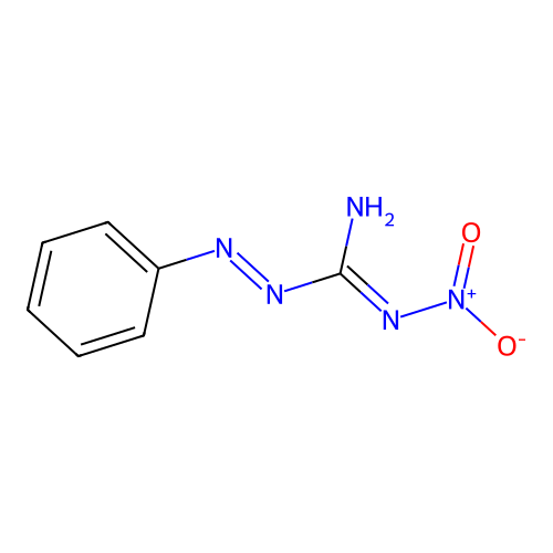 (E)-N'-Nitro-2-phenyldiazene-1-carboximidamide structure