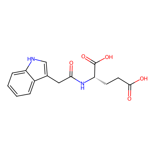 Indole-3-acetyl glutamate structure