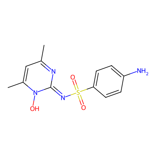 Sulfamethazine N-oxide structure
