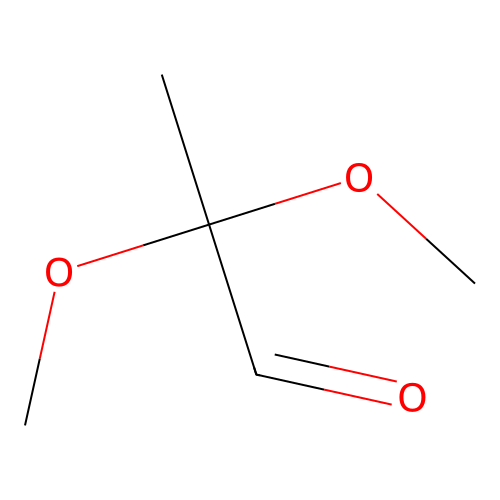 2,2-Dimethoxypropanal structure