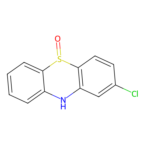 2-chloro-10H-phenothiazine 5-oxide structure