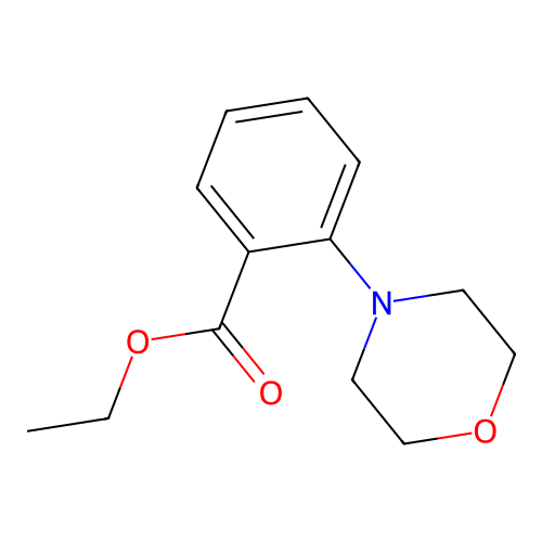 Ethyl 2-morpholinobenzoate structure