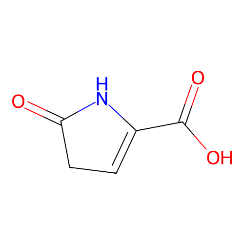 1H-Pyrrole-2-carboxylic acid, 4,5-dihydro-5-oxo- structure